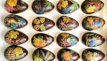 peinture sur chocolat