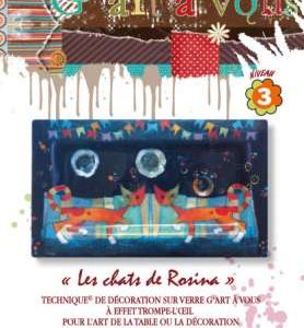 Fiche technique les chats de Rosina niveau 3 techniques de peinture émaillée pour apprendre à cacher une serviette en papier gartavous