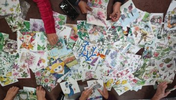 serviettes en papier gartavous sélection de modèle de création pour les ateliers de peinture sur verre et stage animatrice