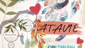 Creme-et-Marron-Papier-Feminin-Scrapbook-Montage-Famille-Fete-des-meres-Encadre-Art-Impression-scaled