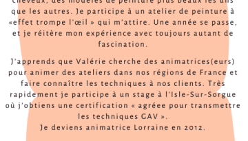 découvrez comment Marie est devenue animatrice en peinture sur verre g art à vous en Lorraine