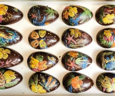 peinture sur chocolat